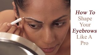 Eyebrow Basics  How To Find The Right Shape Of Your Eyebrows  Glamrs [upl. by Anauqcaj]