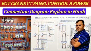 Eot Crane Pendent Remote CT Panel Control and Power Connection Daigram Explain in Hindi tapan [upl. by Beauchamp]