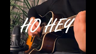 The Lumineers  Ho Hey Acoustic karaoke [upl. by Phaih]