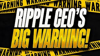 RIPPLE XRP CEO TODAY🚨⚠️BLACKSWAN EVENT IMMINENT⚠️WATCH ALL NOW [upl. by Oal430]