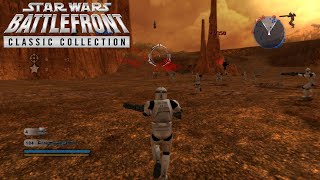 Geonosis Spire XL Mode Gameplay Battlefront Classic Collection [upl. by Lellih361]