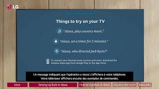 VIDÉO Comment configurer Alexa à votre téléviseur intelligent LG [upl. by Douty813]