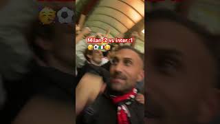 Inter vs Milan 🇮🇹⚽️🥳 milaninter football italy intermittentfasting [upl. by Rovner469]