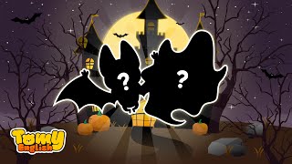 How many bats⎢Number song⎢Counting 110⎢Halloween ghost English for Kids⎢ESL Song⎢KoKoPang [upl. by Rinna]