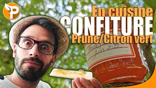 CONFITURE MAISON PruneCitron Vert avec MOINS de SUCRE [upl. by Aicilihp]