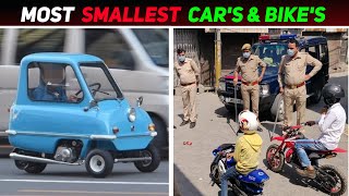 8 Most Smallest Bikes and Cars in the World [upl. by Fantasia]