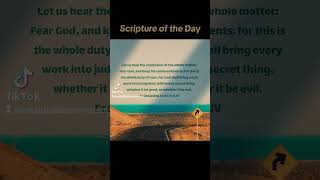 Scripture of the Day Ecclesiastes KJV [upl. by Yeargain]