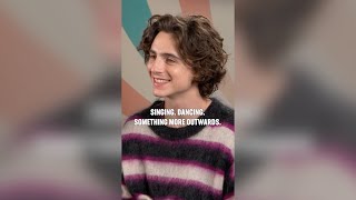 Timothée Chalamet On Becoming Willy Wonka [upl. by Lenod]