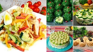 Top 5 salate simple și delicioase pentru masa de sărbătoare [upl. by Amada935]