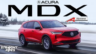 SOLID 3 ROW 2022 Acura MDX A Spec Review [upl. by Skyla]