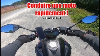 Comment conduire une moto rapidement [upl. by Aisset]