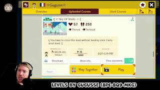 Pt 2 One Of The BEST Level Creators In The Game Levels by Gugusse 8PC8Q9MKG Super Mario Mak… [upl. by Enailil518]