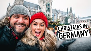 Exploring the Munich Christmas Markets  Travel Vlog  A Cold Rainy Day  Münchner Christkindlmarkt [upl. by Eceer]