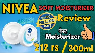 Big billion days sale  Nivea Soft Light Moisturizing Cream Review  For Face Body Hands [upl. by Ayihsa]