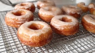 Cronuts  Part 2 Frying and Eating  Doughnut and Croissant Hybrid Recipe [upl. by Rhtaeh]