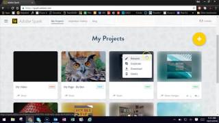 How to Share Adobe Spark Projects [upl. by Acissev18]