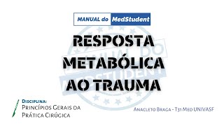 Resumo de Resposta Metabólica ao Trauma REMIT [upl. by Alrats622]