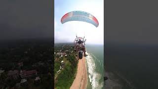 Most Remembered Adventure in Life  Paramotor in Varkala  Paramotoring [upl. by Stets]