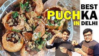 BEST PHUCHKA IN DELHI I CR PARK KA MASHOOR RAJU CHAAT CORNER I Delhi Street Food [upl. by Elaweda]