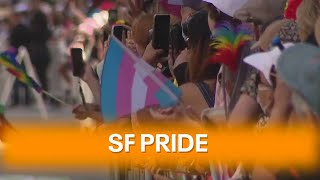 SFs 54th Pride festival Thousands celebrate Pride 2024 in San Francisco  KTVU [upl. by Davies770]