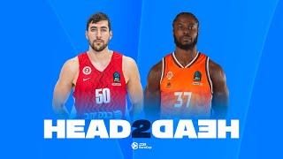 202425 BKT EuroCup  Round 1 HeadtoHead Zoosman vs Ojeleye [upl. by Nairb]