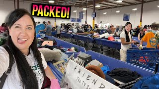 THE GOODWILL OUTLET WAS CRAZY TONS of COMPETITION [upl. by Brebner]