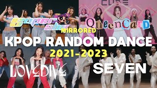 MIRRORED KPOP RANDOM DANCE  POPULARICONIC  BEST SONGS OF 2021  2023 [upl. by Nnylyaj]