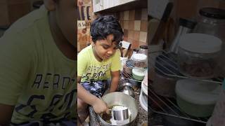 Kutty chef cooking  sothapal eveningsnacks tamil shorts shortsfeed nightrotineminivlog home [upl. by Annirac]