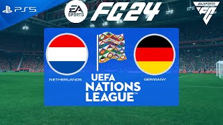 FC 24 Netherlands vs Germany  Nations League 2024  PS5 [upl. by Carmina]