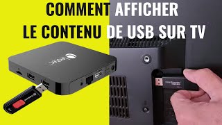 Comment afficher le contenu dune clé USB sur un Téléviseur [upl. by Tierney782]