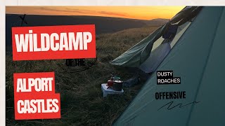 Wild camp at Peak District Alport castles in the Durston XMid 1P solid [upl. by Nodnerb335]