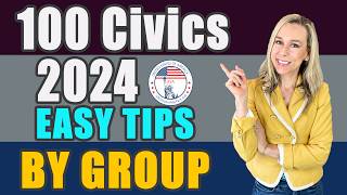 2024 US Citizenship Official USCIS 100 Civics Questions 2008 version BY GROUP [upl. by Aissatsan629]