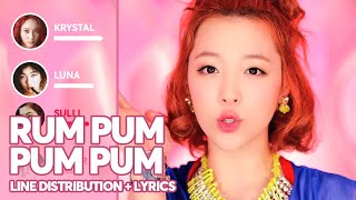 fx  Rum Pum Pum Pum Line Distribution  Color Coded Lyrics PATREON REQUESTED [upl. by Ingemar]