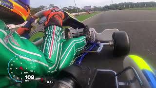 Senior Rotax Max Onboard Hotlap of  Karting Genk [upl. by Atirac]