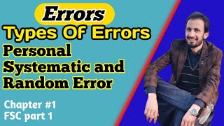 Error class 11  Error and uncertainty in physics class 11  errors in measurement class 11  pashto [upl. by Anirazc]