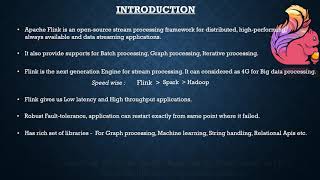 What is Flink  Introduction to Flink  Apache Flink Tutorial [upl. by Vevine]