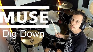 Muse  Dig Down  Drum Cover Metal Version  By Joey Drummer [upl. by Heidy]