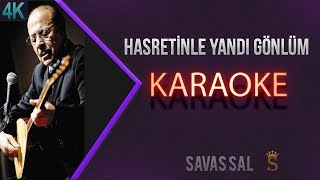 Hasretinle Yandı Gönlüm Karaoke [upl. by Lothario]