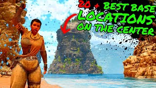 The Center TOP 25 PVE Base LOCATIONS on Ark Survival Ascended [upl. by Anihcak]