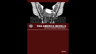 2023 HarleyDavidson Pan America Models  94001028 Service manual [upl. by Zea]