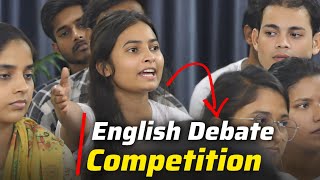 Debate Competition Batch A vs B  English Speaking Debate  Best spoken English class in Lucknow [upl. by Acyssej]