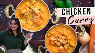 Super schnell und lecker  Chicken Curry mit Kokosmilch [upl. by Duval]