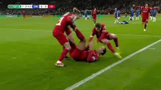 Tsimikas and Van Dijk sus goal celebration Liverpool FC [upl. by Sibella]