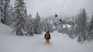 GoPro Followcam Powder Skiing in Gastein with Sandra Lahnsteiner [upl. by Ddal447]