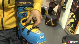 Ski Boot Preview La Sportiva Sparkle 2014 Womens Ski Boot from ISPO 2013 [upl. by Pompei]