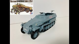 Tamiya Sd Kfz 2511 Model kit [upl. by Iahk]