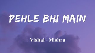 Pehle Bhi Main  Vishal Mishra  Animal  Official Audio  Lyrics Video  SF LYRICS HUB [upl. by Noillid]