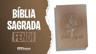 Bíblia Sagrada NVT Letra Grande  Fendi • Livraria 100 Cristão [upl. by Natanoy]