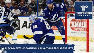 Vasilevskiy Gets His 300th Win as the Lightning Ground the Jets [upl. by Harrison362]