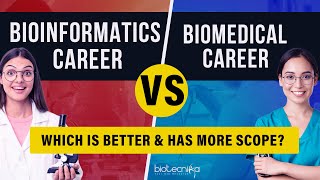 Bioinformatics Vs Biomedical Career  Which is Better amp Has More Scope [upl. by Gabey99]